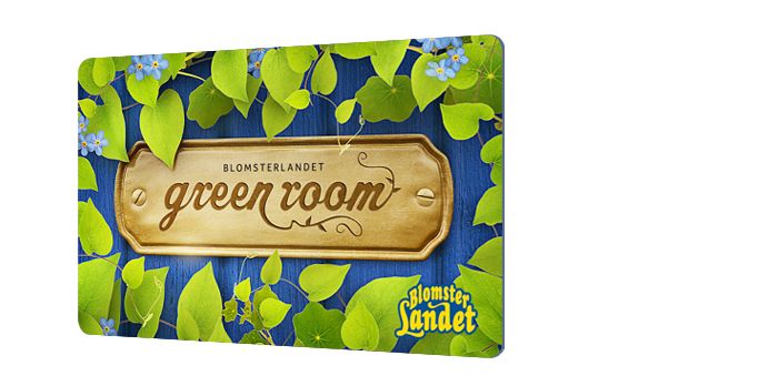 Blomsterlandet Green Room – ny kundklubb för blomsterälskare, klubbkort