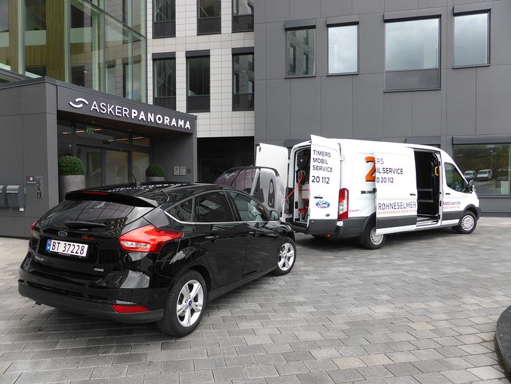 Nå kan verkstedet komme til deg!  Har din bedrift Ford-kjøretøy, kan du nå få utført service der bilen befinner seg!