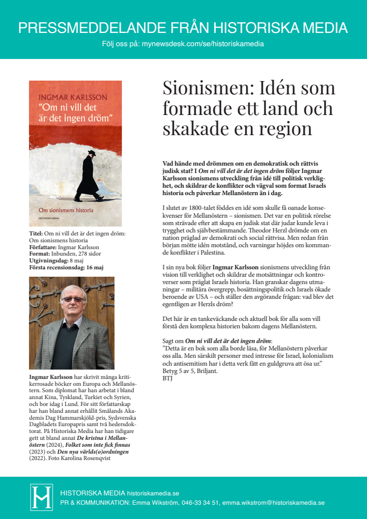 Om ni vill det är det ingen dröm pressmeddelande.pdf