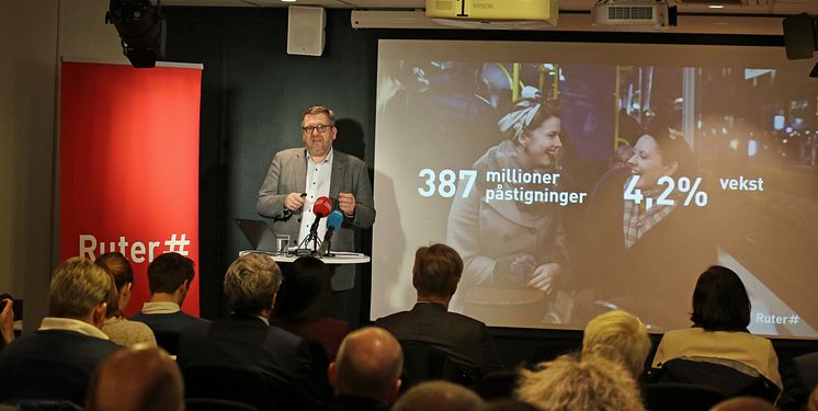 Administrerende direktør i Ruter, Bernt Reitan Jenssen