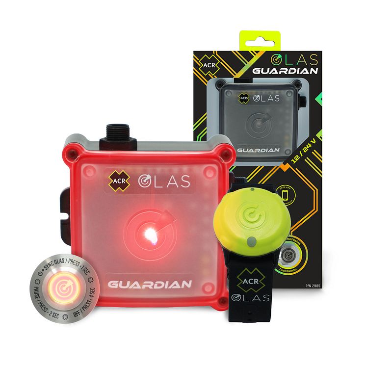 Hi-res image - ACR Electronics - ACR OLAS Guardian - a new wireless engine kill switch and man overboard alarm system