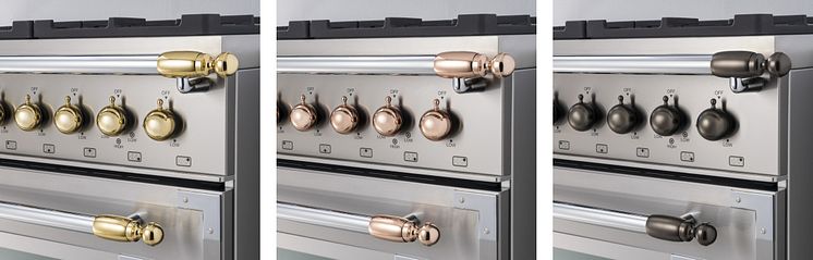 Bertazzoni - Collezione Metalli Cooker and Hood