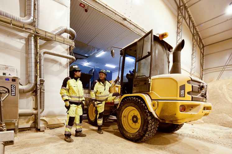 Volvo L35G hos Lantmännen Agroetanol