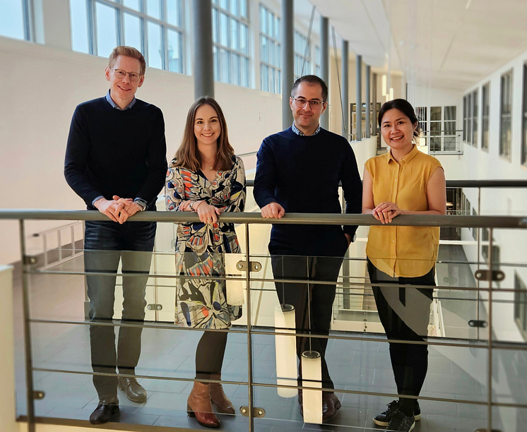 ArgusEye core team - from left: Erik Martinsson CEO, Nathalie Elsässer COO, Motasam Majedy Product Developer, Thuy Tran Senior R&D lab engineer.png