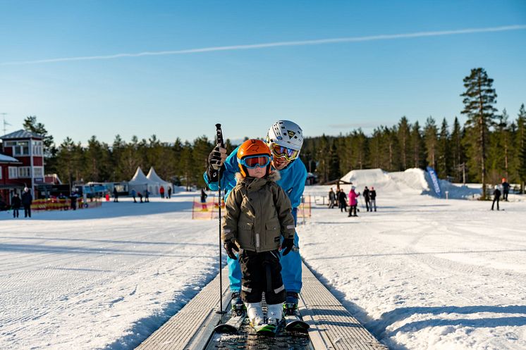 Alpin skidåkning i Orsa Grönklitt