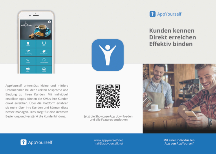 AppYourself – Kunden kennen, direkt erreichen und effektiv binden – Flyer