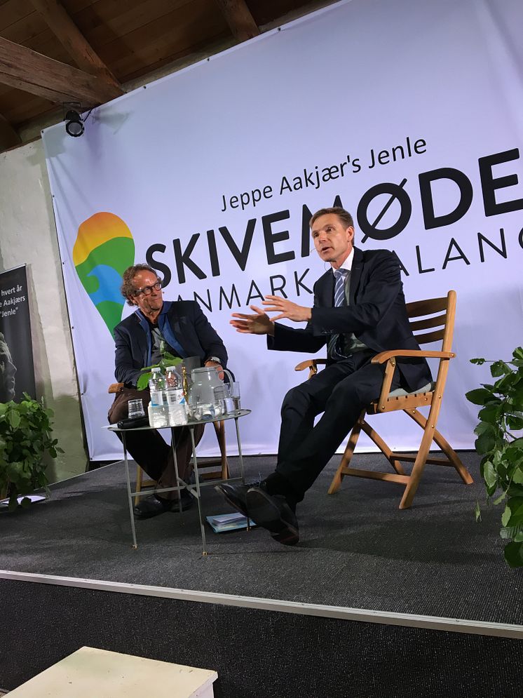 Christian Have og Kristian Thulesen Dahl, partiformand Dansk Folkeparti. 
