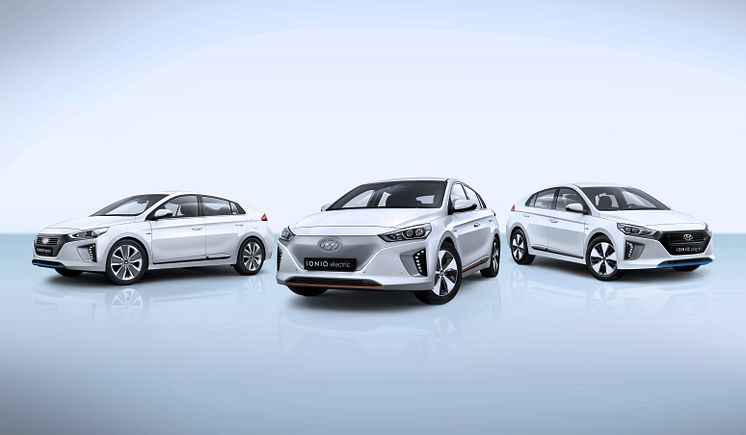 All-New IONIQ line-up without logo