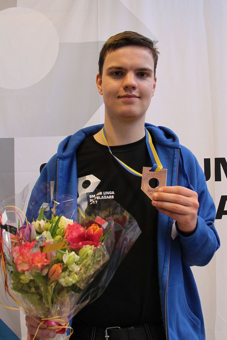 Bronsmedaljören Joel Högman