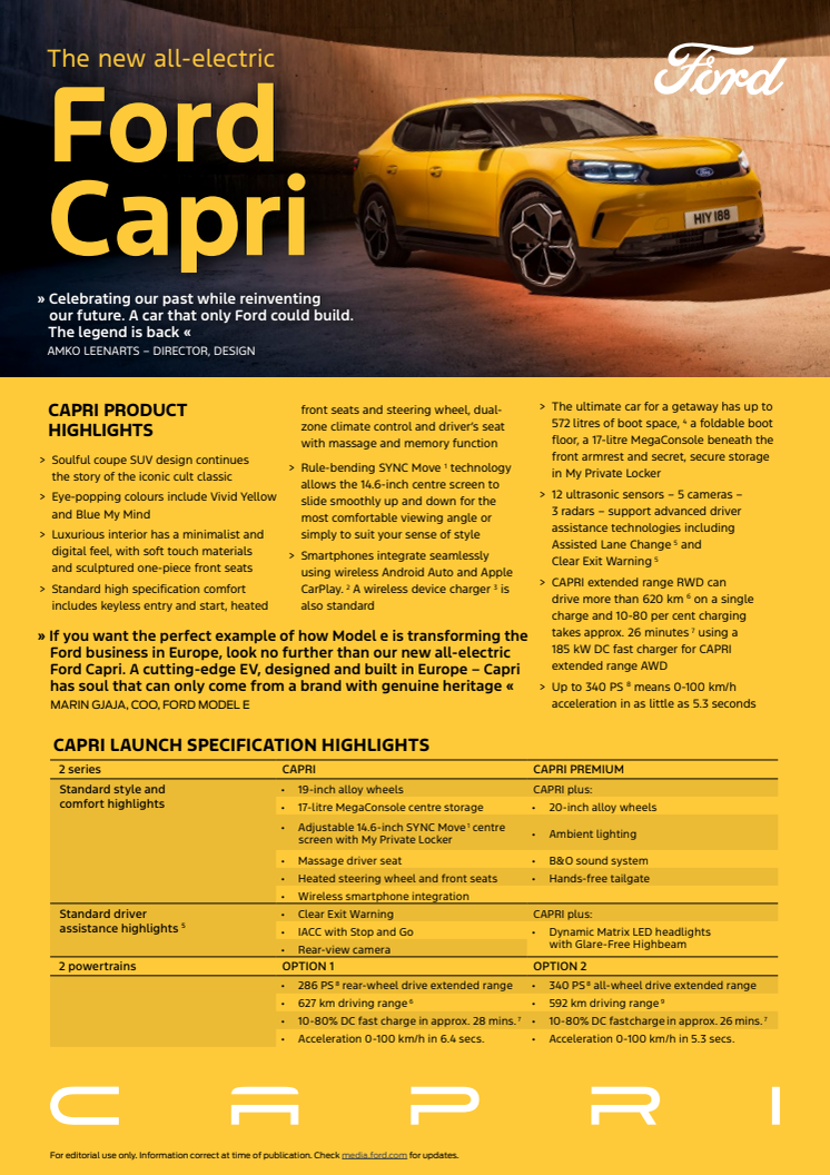 Ford Capri Factsheet_2024