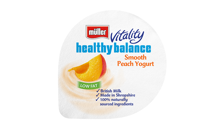 Müller Vitality healthy balance smooth peach