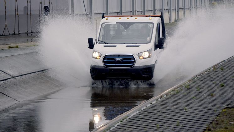 Ford E-Transit testing 2021