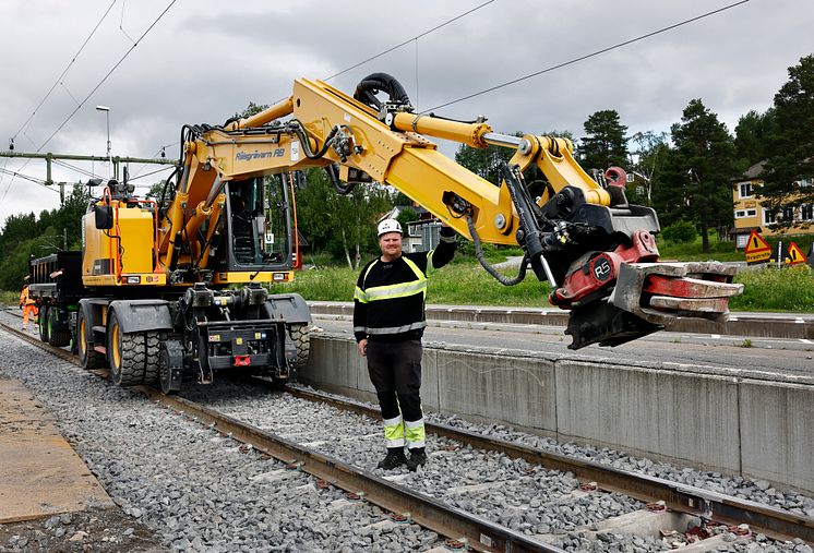 Volvo EWR170E och Stefan Ahlström