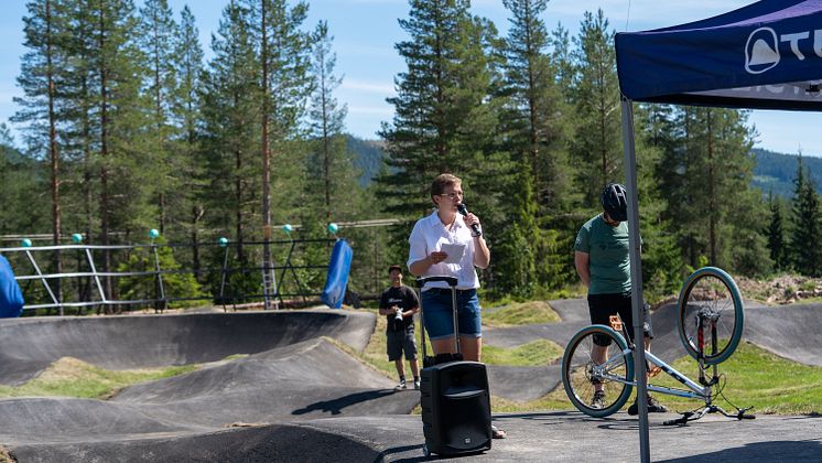 Innlandet fylkeskommune åpnet pumptracken