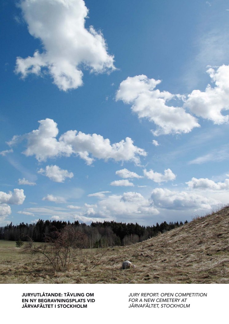 Järva begravningsplats - Juryns utlåtande 2010