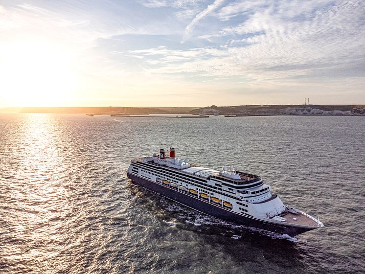 Bolette sailing out of Dover