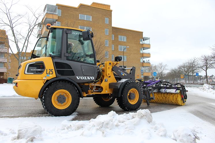 Volvo L25 Electric hos Stockholms stad