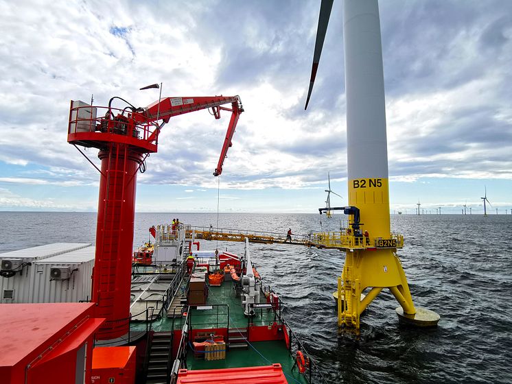 ESVAGT DANA in Baltic 2 offshore wind farm - 2020