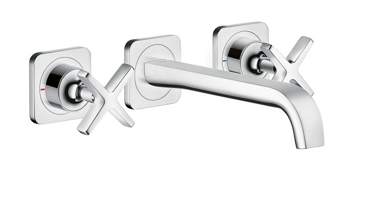 Axor_Citterio_E_3Hole Washbasin Mixer_Chrome_Wall