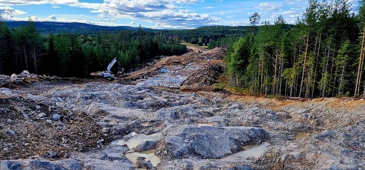 Nysträckning av väg 63 förbifart Hjulsjö