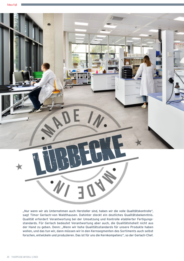 Made in Lübbecke: Höchste Qualitätsstandards
