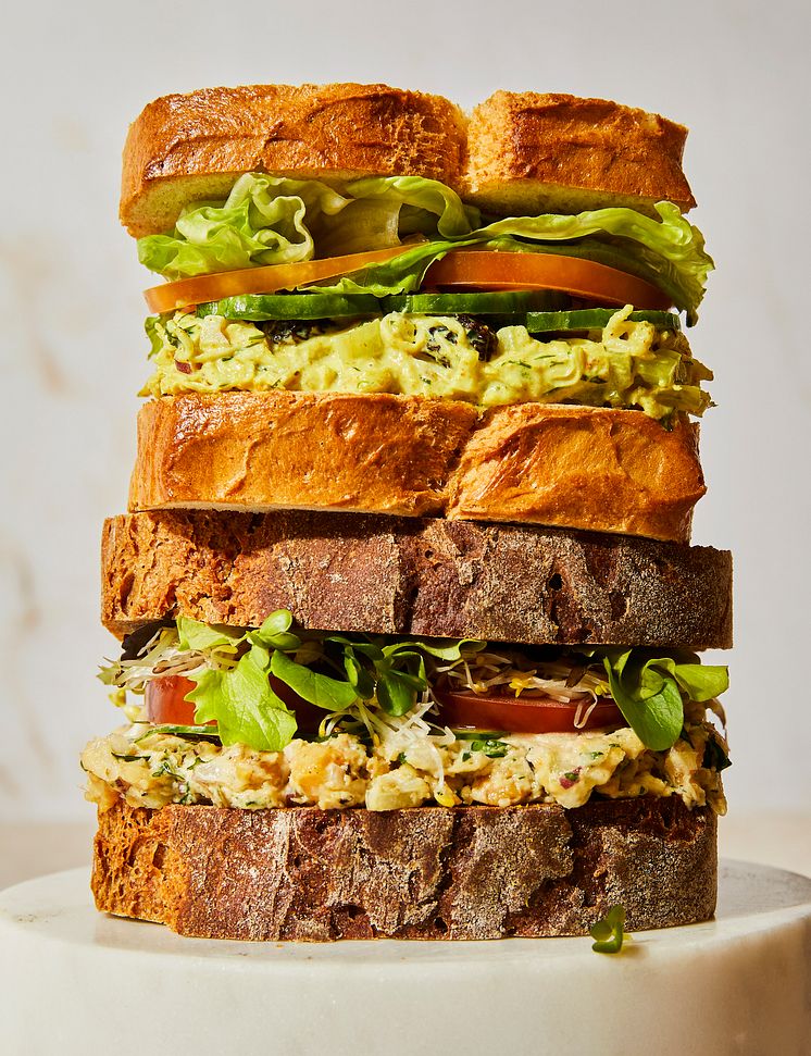 Kitchen Stories_Kochbuch_Everyday Cooking_Sandwich Veggie vs. Fleisch