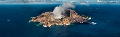 Aktiva vulkan på Nya Zeeland - White Island