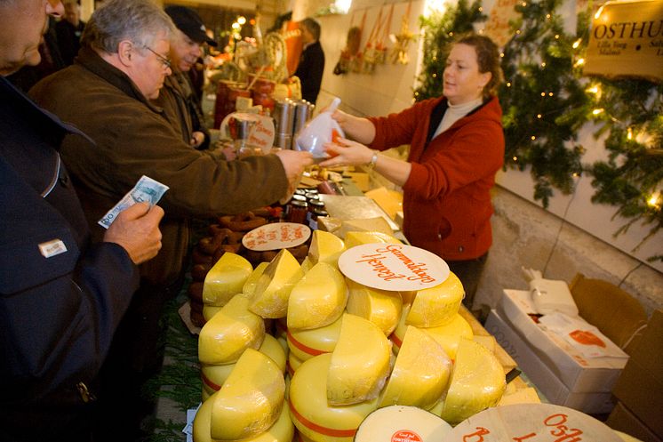 Julmarknad på Högestad Gods utanför Ystad