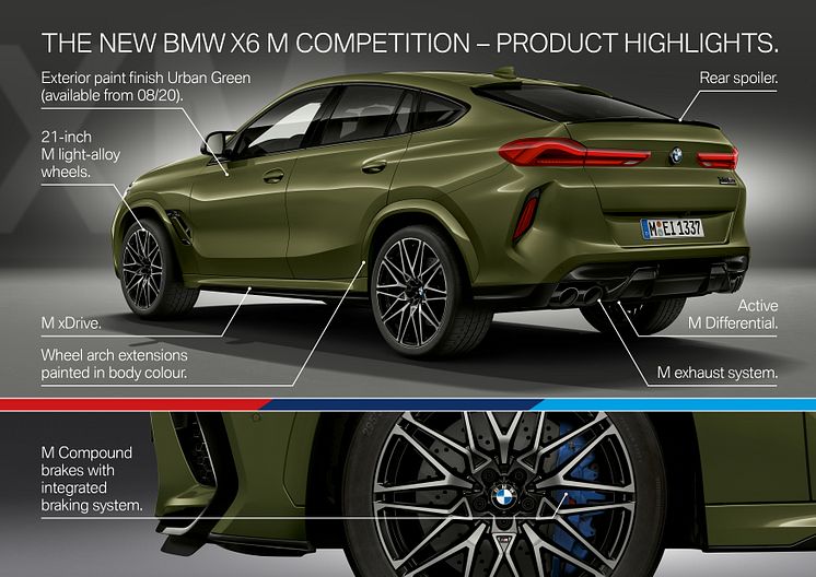 Nya BMW X6 M och BMW X6 M Competition