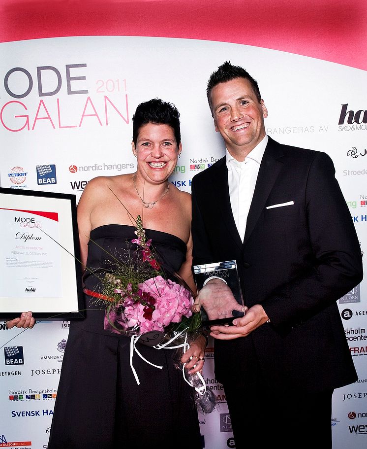 Vinnare Årets Herrbutik, Modegalan 2011