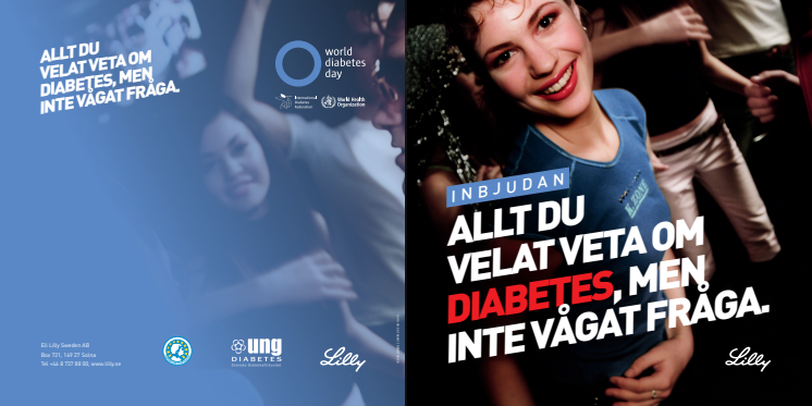 Pressinbjudan: Allt du velat veta om diabetes - men inte vågat fråga