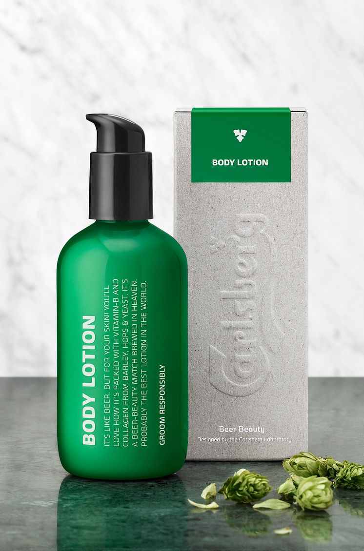 Carlsberg Beer Beauty Body lotion