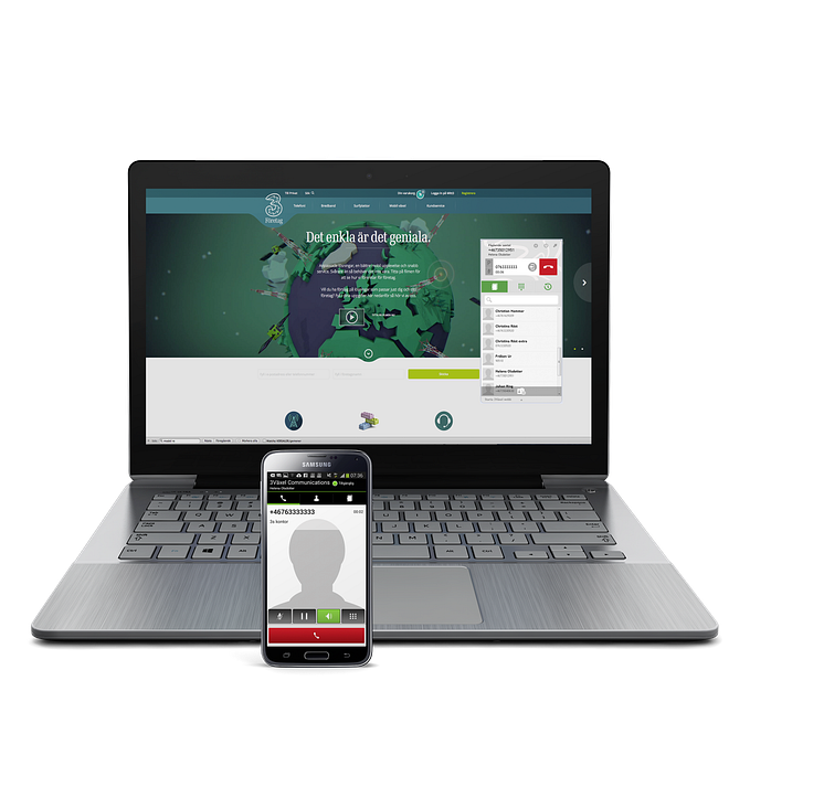 3 först i Sverige med Softphone i växelapplikation för företag