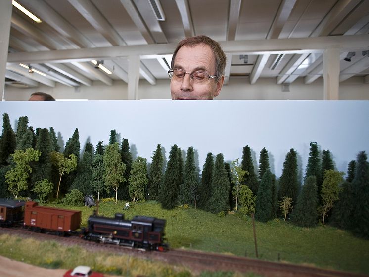 Rekordstor modelljärnväg på Tekniska museet