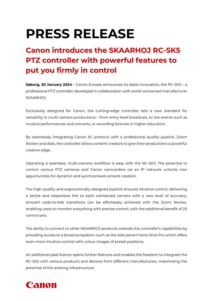 Canon_SKAARHOJ_RC-SK5 press release.pdf