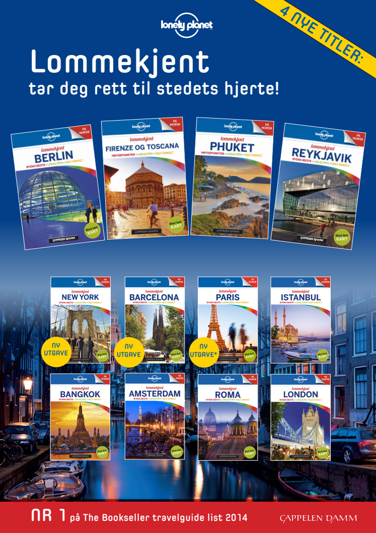 Nye lommeguider fra Lonely Planet