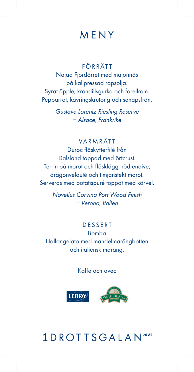 Karl Ljung tillreder Idrottsgalans jubileumsmeny! 