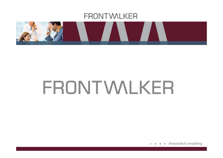 Kort om Frontwalker