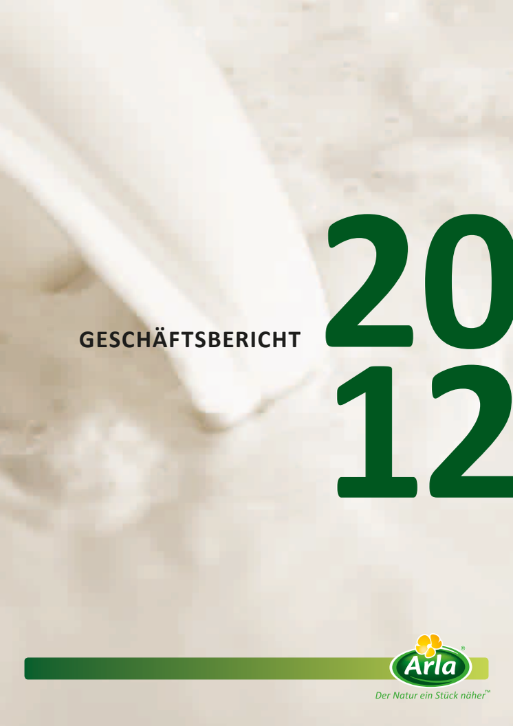 Arla Foods Geschäftsbericht 2012