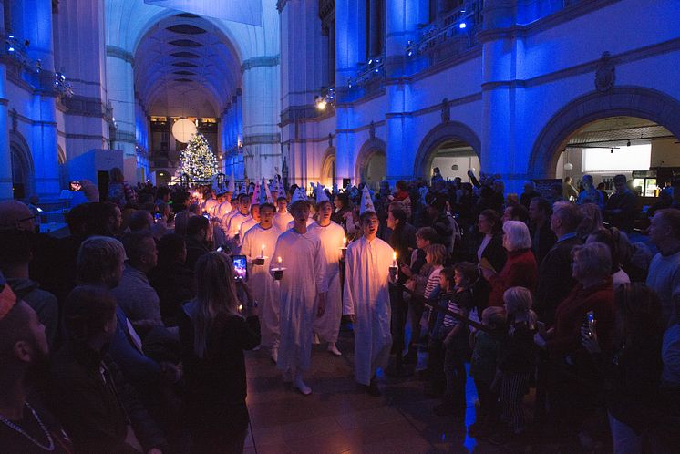 Luciafirande på Nordiska museet 2016