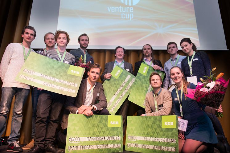 Vinnarna i Venture Cup Öst hösten 2014