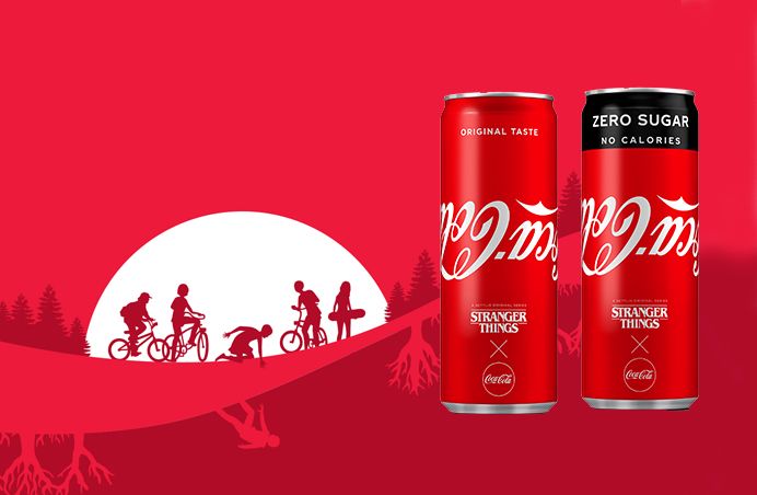 Coca-Colan logo kääntyi ylösalaisin Stranger Things -tölkeissä 