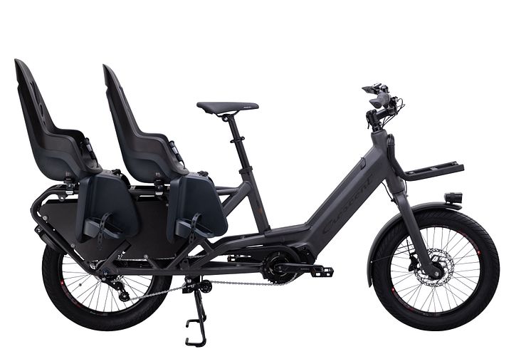 Crescent Elast kompakt lastcykel för familjetransport