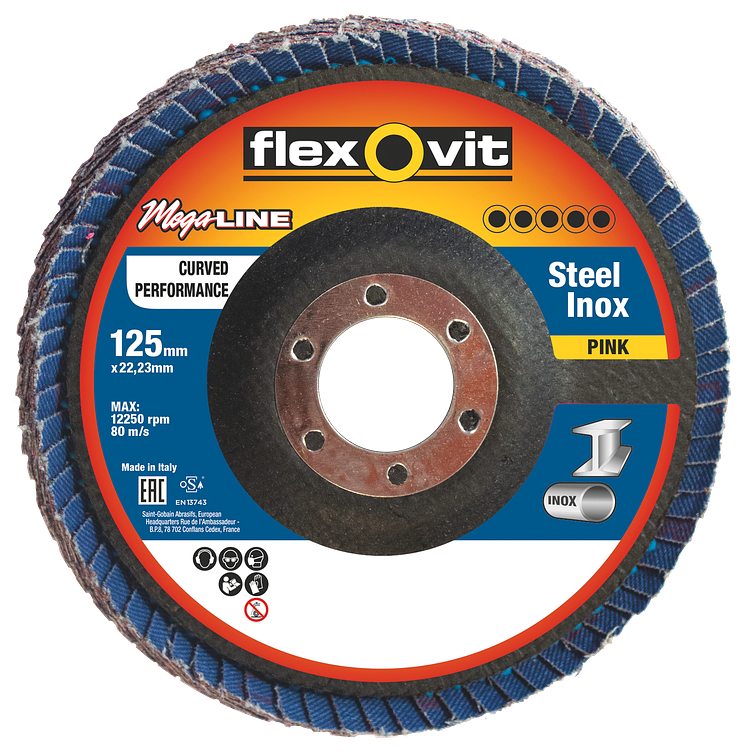 Flexovit lamellrondell Mega-Line Curved Performance - Produkt 2