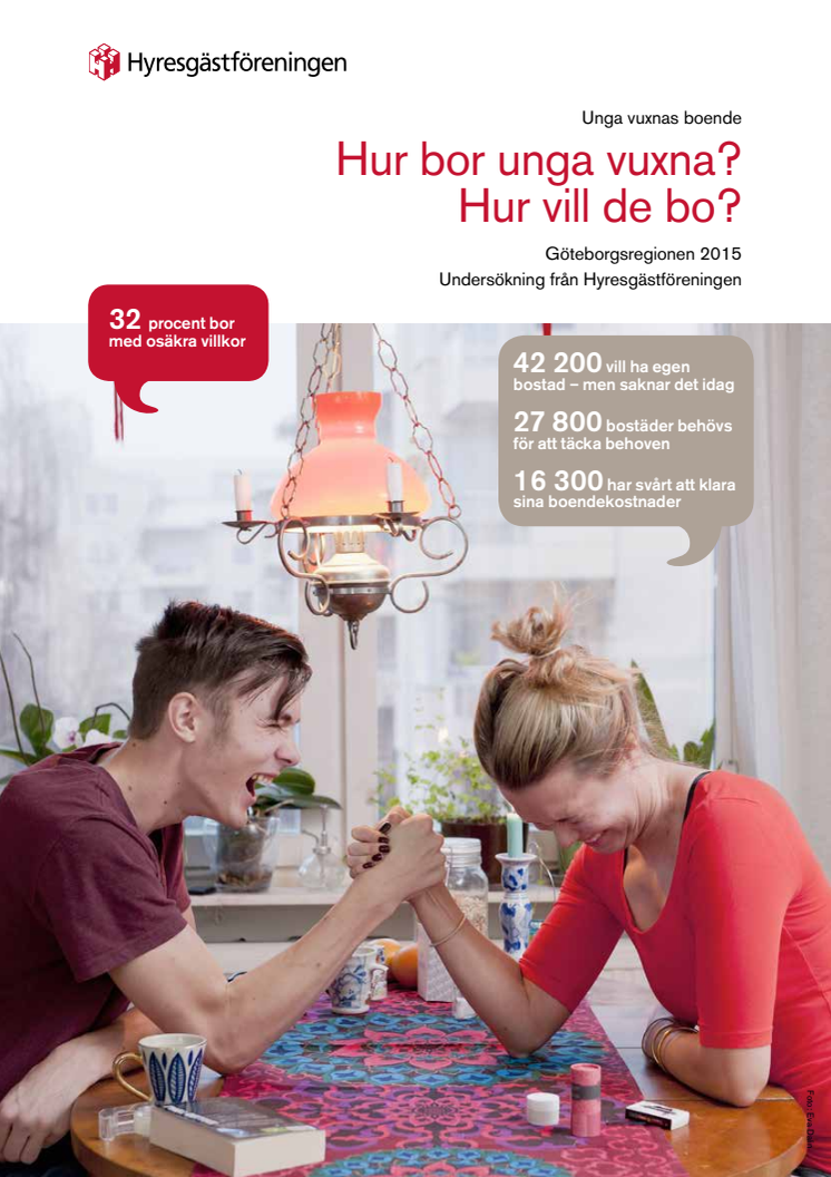 Hur bor unga vuxna - hur vill de bo? Göteborgsregionen 2015 