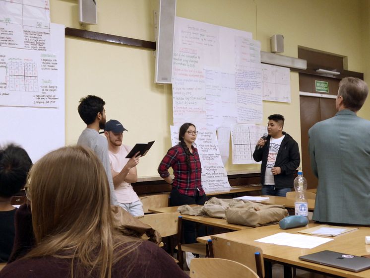 Masterstudierende der TH Wildau beim internationalen Workshop für Strategisches Management in Poznań/Polen