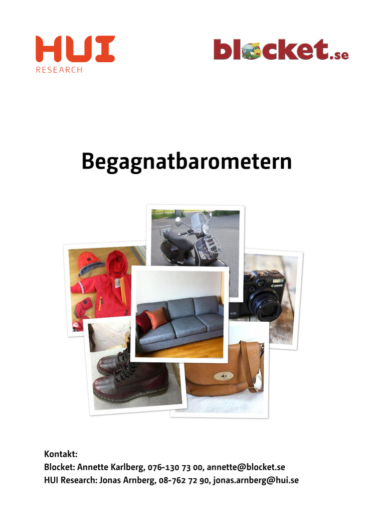 Begagnatbarometern Q3, 2012