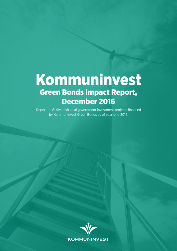 Kommuninvest Green Bonds Impact Report, dec 2017