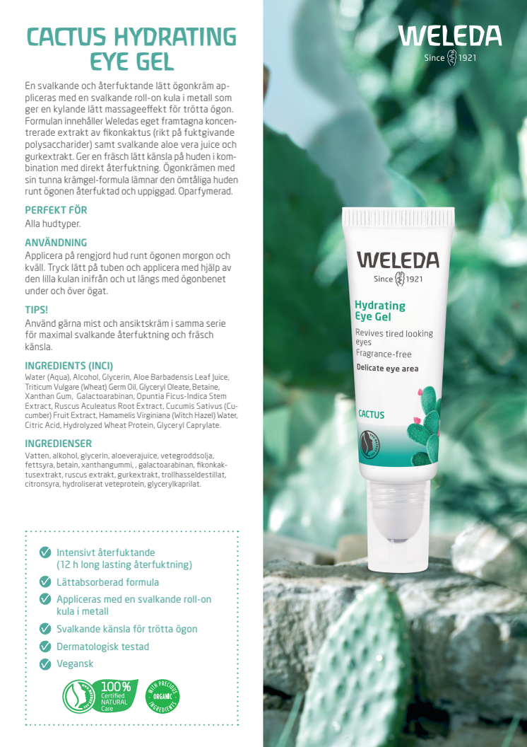 Cactus Hydrating Eye Gel