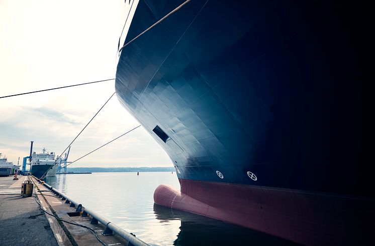 Roro vessel birthed at the Port of Gothenburg